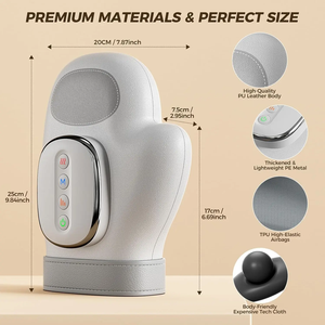 Neues Tragbares Kabelloses Elektrisches Handmassagegerät Mini Schaumstoff-Finger-Gelenk Vibrierendes Wärmetherapiegerät Professionell für Arthritis - Product Image 3