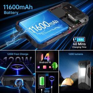 โทรศัพท์มือถือรุ่นทนทาน 8849 Tank4 Pro ความจุ 16+512GB ระบบปฏิบัติการ Android 14 หน้าจอ AMOLED 120Hz พร้อมโปรเจคเตอร์ในตัว แบตเตอรี่ 11600mAh ยี่ห้อ Unihertz - Product Image 6