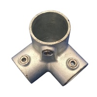 Coude té 4 voies croix malléable fer clé pince tuyau collier de serrage raccord