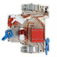 QJC DZ47 MCB 1 pôle 1 p 1 pôle monophasé 1A 2A 3A 4A 6A 10A 16A 20A 25A 32A 40A 50A 63A ac dc mini disjoncteurs miniatures