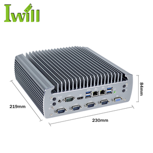 H110 Komputer Industri Tanpa Kipas I7 Mini Pc WIFI Tertanam Computadoras 1 * M.2 Slot - Product Image 1