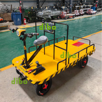 Chariot à plateforme électrique DIBO Heavy Duty 2000 kg, chariot à plateforme électrique à batterie, chariot de manutention de matériaux avec certification CE