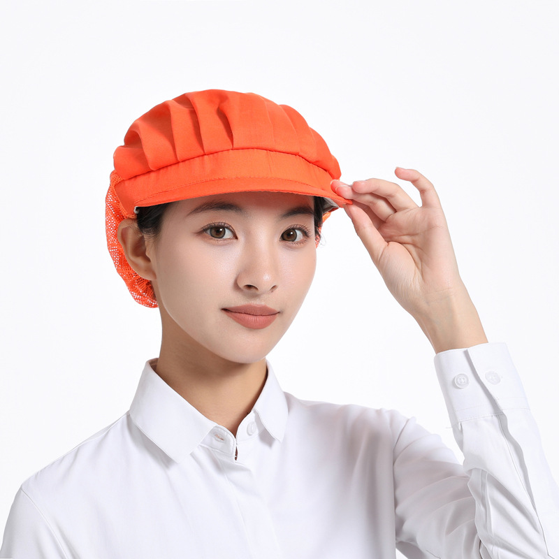 Orange - moitié maille, moitié tissu