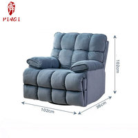 Personnalisation professionnelle canapé inclinable chaise berçante pivotante canapé inclinable simple fauteuil fauteuil inclinable