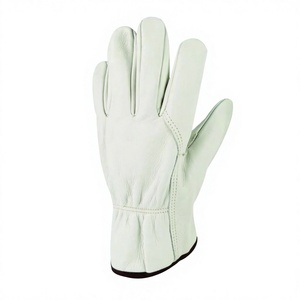 HOLY SIGNS INTERNATIONAL HSI-0018 EN420 Certified Leather <b>Driver</b> Safety <b>Gloves</b> Elastic Wristlet Durable Abrasion Resistant Fire - Product Image 4