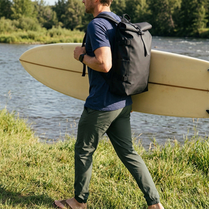Sac à dos en tissu résistant à l'eau avec sangle de poitrine et anneau de fixation pour vélo, idéal pour le cyclisme urbain, le travail et l'usage quotidien - Product Image 4