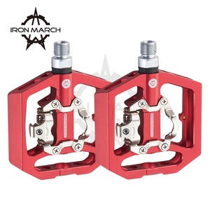 Pedales de Bicicleta Plegables <span class=keywords><strong>SPD</strong></span>-103, Venta al por Mayor de Fábrica, Piezas de Bicicleta de Montaña/Carretera, Pedales de Bicicleta Autoblocantes <span class=keywords><strong>SPD</strong></span> de Aluminio CNC - Product Image 1