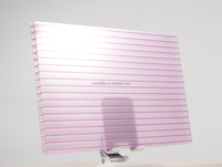 Plaque de polycarbonate alvéolaire à double paroi, isolante thermiquement, anti-UV, pour serre, lucarne, abri de voiture, auvent
