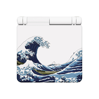 Coque de remplacement personnalisée IPS Ready EXtremeRate pour Gameboy Advance SP avec boutons