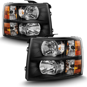 OE AURON 2007-2013 Chevrolet Silverado Auto Headlight Kit-White 6000K 6000 Lumens <b>12V</b> 55W High Quality <b>Plug</b> Play New 1-Year - Product Image 1