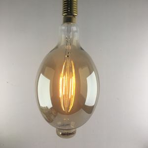 Grande taille Edison <span class=keywords><strong>Led</strong></span> Dimmable <span class=keywords><strong>ampoule</strong></span> BT180 4W 220-240V E27 Vintage <span class=keywords><strong>ampoule</strong></span> écureuil Cage Filament lumière décorative - Product Image 1