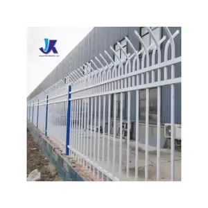 Professionelle Lieferanten von schwarzen PVC-beschichteten Zinko-Stahl-Schmiedeeisenzaun für Gärten und Tore