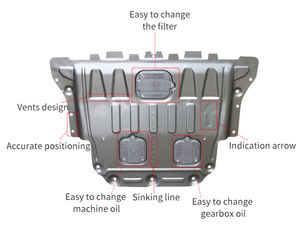 Plaque de protection de moteur en acier 3D de qualité stable d'expédition rapide pour <span class=keywords><strong>Ford</strong></span> Escape 2020-2023 - Product Image 3
