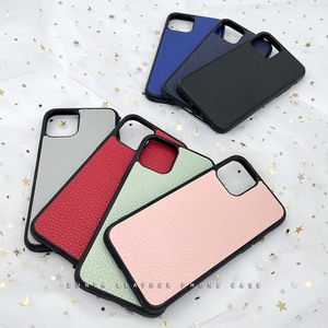 Lichee-funda trasera de cuero PU personalizada <span class=keywords><strong>para</strong></span> teléfono móvil, carcasa de lujo de microfibra con diseño clásico <span class=keywords><strong>para</strong></span> <span class=keywords><strong>iPhone</strong></span> 12 14 Pro Max - Product Image 1