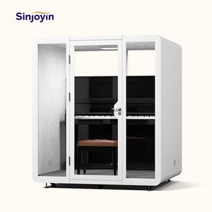 Cabine Silenciosa Aprimorada com Redução de Ruído para Piano e Bateria, Estúdio, Escritório, Sala de Som, Booth Musical - Product Image 1