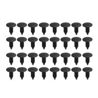190 pièces ensemble voiture boucle universelle 6 modèles taille fixer Rivet serrage fixation boucle Auto accessoire ABS matériel vis fixe