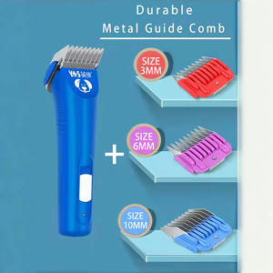 Kit de toilettage professionnel <span class=keywords><strong>sans</strong></span> <span class=keywords><strong>fil</strong></span> pour chiens tondeuses <span class=keywords><strong>sans</strong></span> <span class=keywords><strong>fil</strong></span> pour animaux de compagnie pour l'utilisation de la coupe de cheveux chiens Source d'alimentation batterie - Product Image 5