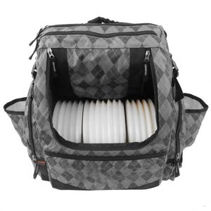 Sac de golf pour disques volants grande capacité, échantillon gratuit, capacité de 25+ disques, avec accessoires pour bouteille d'eau - Product Image 2