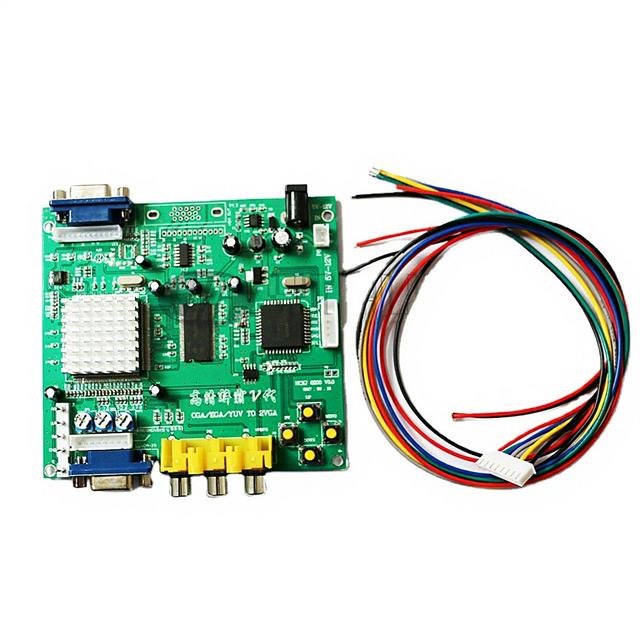 High Quality RGB/CGA/EGA/YUV VGA HD Video Converter Board Good Quality Arcade Game Board for Coin Operated Games Model