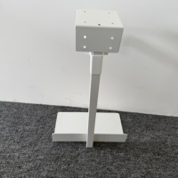Support de montage mural moderne en fer pour tour d'ordinateur, dissipation thermique, support de boîtier PC pour table avec installation facile