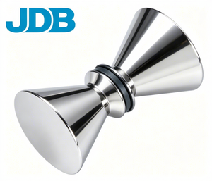 Modern Copper Glass <strong>Door</strong> <strong>Knob</strong> Handle for Bathroom Hotel &amp; Mall Use-Easy Installation - Product Image 3