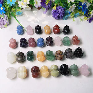 <span class=keywords><strong>Prix</strong></span> de gros Mini cristal de quartz naturel 30mm pierre de guérison cristaux artisanaux figurine de dessin animé pour la décoration - Product Image 4