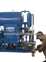 Purificateur d'huile de transformateur à vide monophasé HOPU – Usine de traitement d'huile isolante pour éliminer l'eau et les impuretés