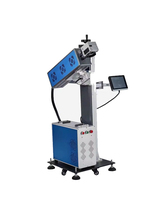 Machine de marquage laser UV industrielle portable de marque JPT, nouvelle source laser CO2 de 50 W/100 W, prend en charge le codage laser UV 3D volant BMP