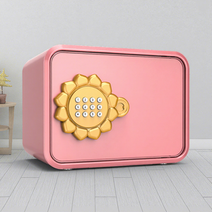 Coffre-fort numérique miniature à empreintes digitales pour la maison, l'hôtel, le bureau, petit coffre-fort électronique pour argent - Product Image 5