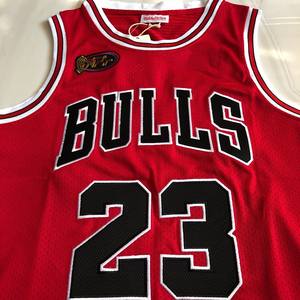 Versi Final Musim 1997 Grosir No. 23 Jersey Basket, Jersey Olahraga Penyerap Keringat, Deodoran, dan Cepat Kering - Product Image 4