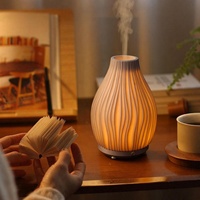 Diffuseur d'arômes artisanal en résine, alimentation USB, veilleuse, diffuseur d'huiles essentielles pour bureau et chambre à coucher