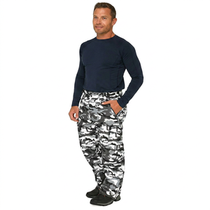 Pantalones de Esquí de Camuflaje para Hombre Firetek, de Poliéster Impreso, que Absorbe la Humedad, con Cierre de Cremallera - Product Image 1
