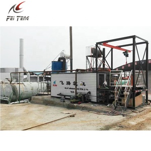 Bentuk kubus kontainer Memuat termal ketel minyak pemanas Drum Bitumen Melter - Product Image 4