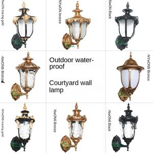 Lámpara de pared de cristal creativa de estilo rural nórdico americano, accesorios de Metal LED, decoración clásica para el hogar, uso en el jardín, incluye bombilla - Product Image 5