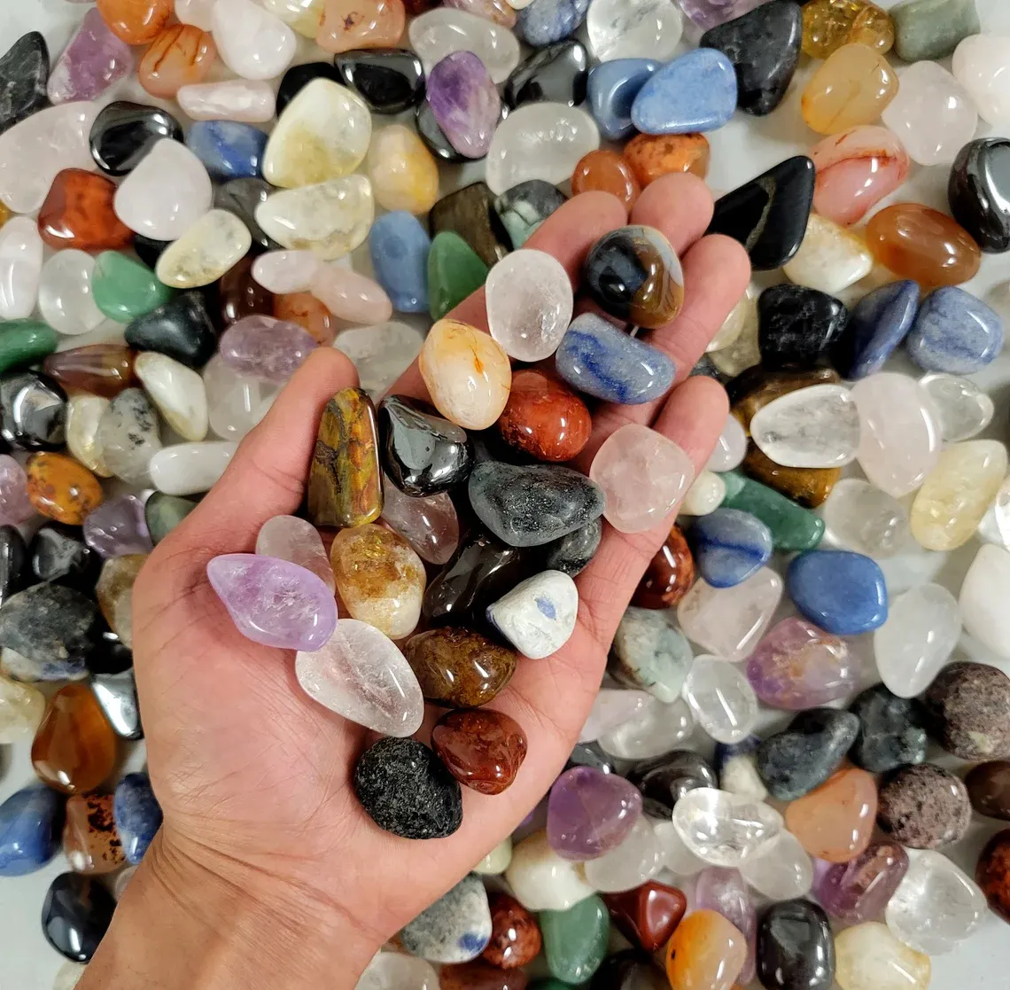 Bulk natürlichen Roh stein Amethyst Rosenquarz Fengshui Heil kristall Energie Tumble Stone Chips Stein für Aquarium Garten