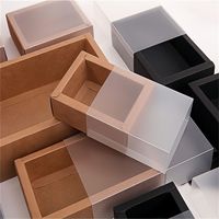 Boîte cadeau tiroir à bijoux 2026 en stock, emballage en papier premium avec insert souple pour bagues, colliers et accessoires
