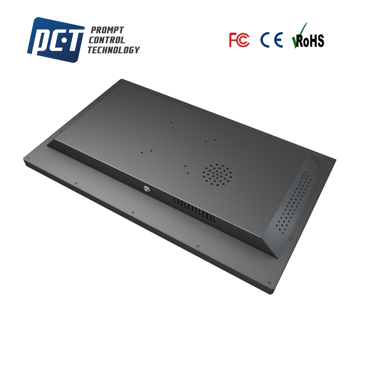 Android 32 pouces tout en un pc écran tactile tactile Fixé Au Mur joueur de publicité de moniteur avec 10 points de contact d'affichage à cristaux liquides moniteur