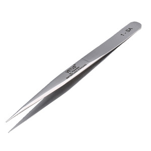 Vetus Tweezers 1-SA Pointed Stainless Steel <b>Precision</b> <b>Tool</b> For Electronics Repair - Product Image 1