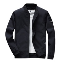 Veste bomber tendance coréenne pour homme, coupe slim, décontractée, en polaire, imperméable, avec fermeture éclair, printemps-automne, tailles M-4XL