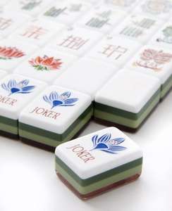 Juego de Mahjong Americano Personalizado de 4 Capas, 160 Fichas de Plástico con Diseño de Leopardo y Tortuga, Ideas de Regalo de Lujo - Product Image 3