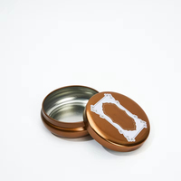 Nouvelles boîtes en métal recyclables avec couvercle, personnalisables, pour bougies artisanales, contenants de 2oz à 8oz, avec logo personnalisé