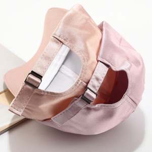 Low MOQ Children's <b>Satin</b> Velour 5 Panel Baseball Cap with Custom Silk Lining and Logo for Promotional Use - Product Image 6