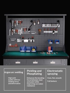 Mesa de Trabajo Comercial Antiestática de Acero Resistente para Uso en Hospitales, Escuelas, Talleres y Laboratorios con Diseño Contemporáneo - Product Image 4