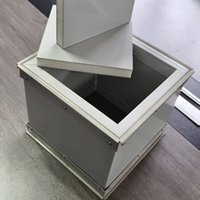 Panneau d'isolation en mousse phénolique colorée double face, anti-âge, léger, pour usage hospitalier, climatisation centralisée