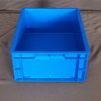 Caisse de manutention industrielle en plastique durable et empilable pour la logistique, idéale pour le stockage de fruits de mer, de viande et de composants automobiles