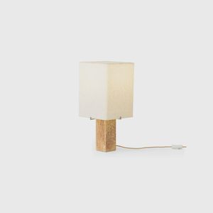 Vintage Style Bedside <b>Lamp</b> Geometric Solid Wood E27 LED Night Light Bedroom Ambiance Decoration - Product Image 3