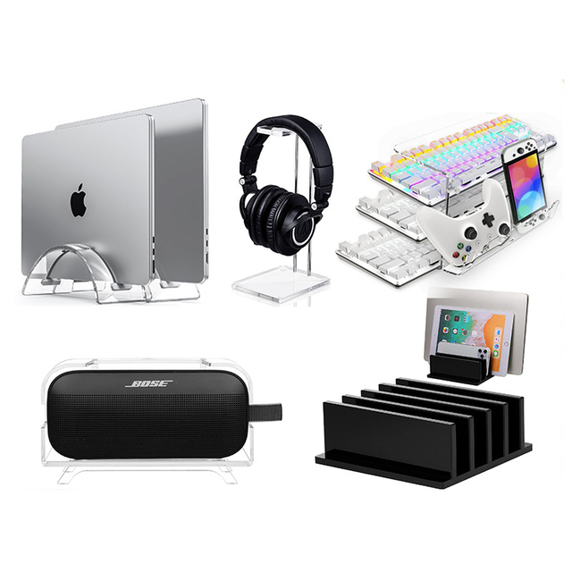 OEM Modern Acrylic Display Rack for Electronics Stand for Game Handle Computer Laptop Bluetooth Headset Storage Rack Display