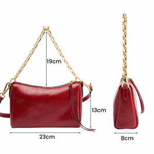 Borsa Vintage in <span class=keywords><strong>pelle</strong></span> sintetica da donna con chiusura a cerniera singola con chiusura a cerniera <span class=keywords><strong>nera</strong></span> e caramelle portatili a forma di barile da donna - Product Image 2