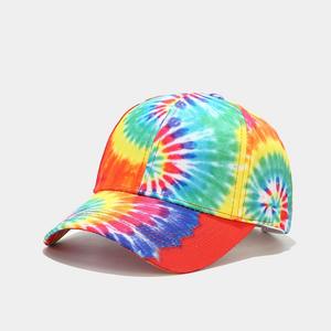 Großhandel Tie Dye Graffiti Farbe Baseball Baumwolle Trucker Hut Baumwolle Schatten Peaked Hut Golf Sport Hüte Snapback Cap - Product Image 5