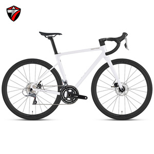 Vélo de route en alliage d'aluminium C6 SP-R2000, 16 vitesses, fourche avant en fibre de carbone, double frein à disque, cadre léger, pédale ordinaire, SHIMANUO - Product Image 1